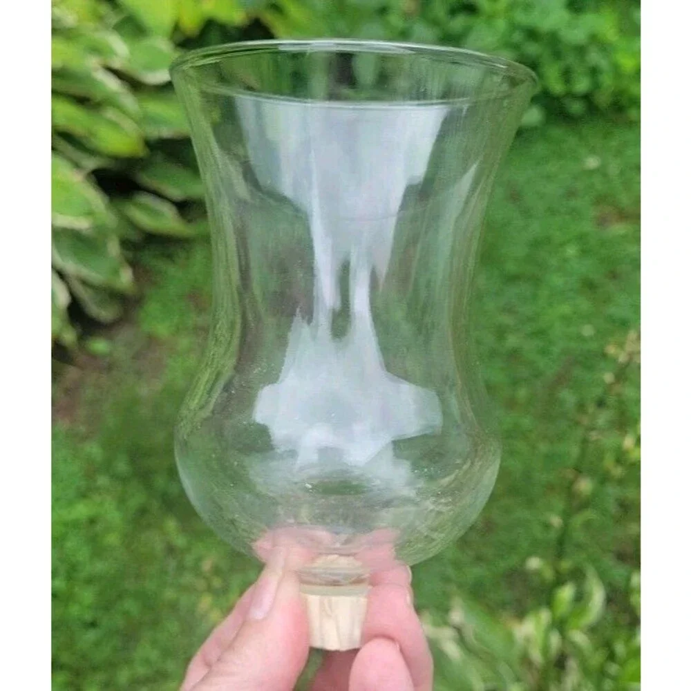 6 HOME INTERIORS / HOMCO VOTIVE CUPS - CLEAR GLASS TRADITIONS Home Decor 90's